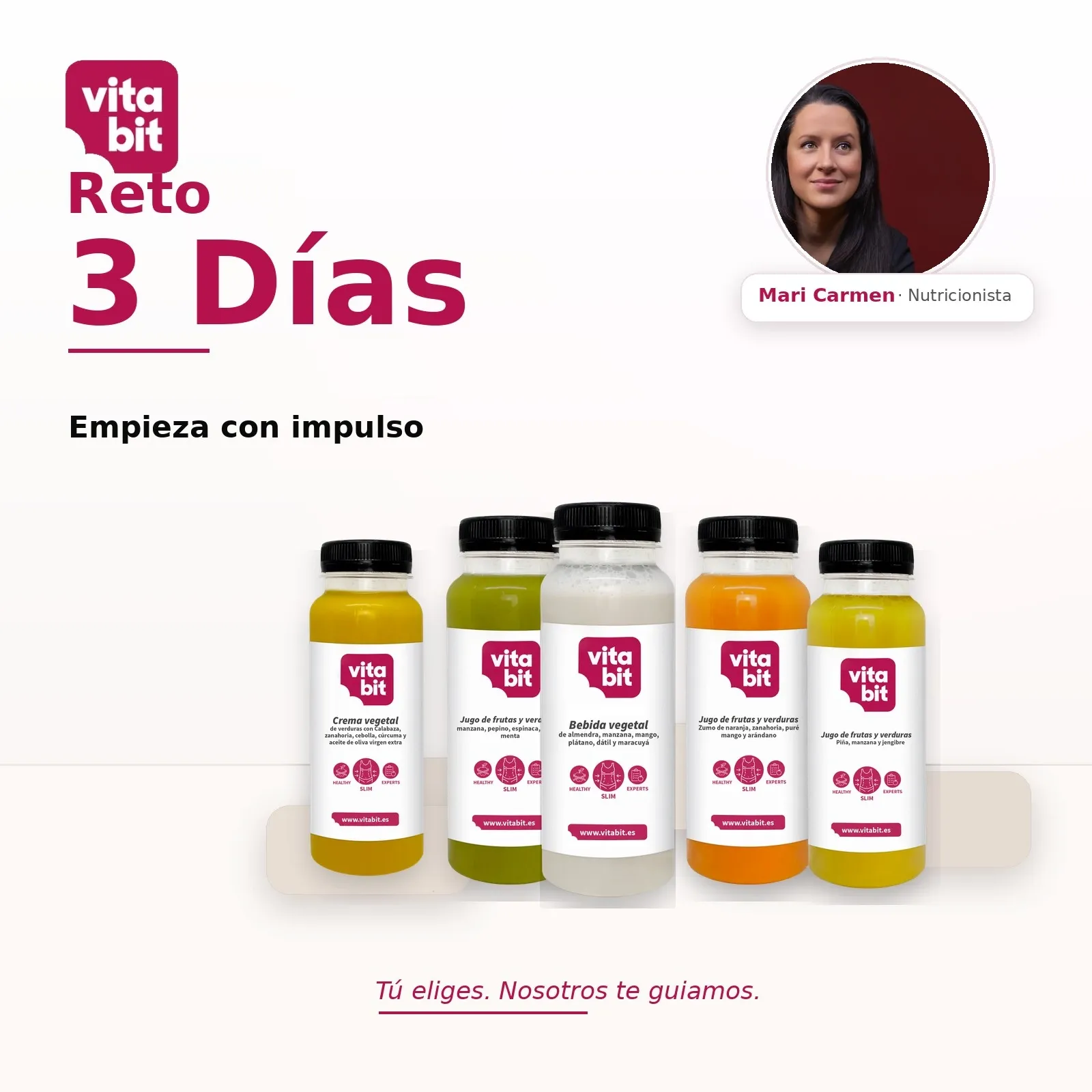 Reto 3 Días de Vitabit: jugos, bebidas vegetales y cremas ultracongelados